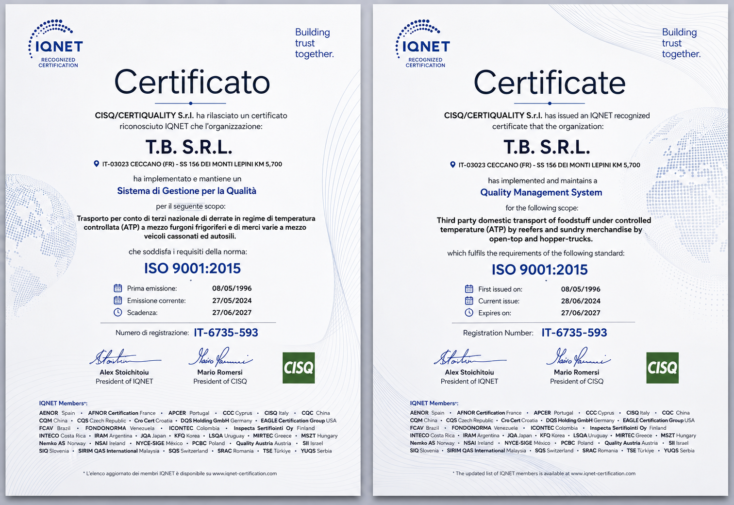 Certificazione 1